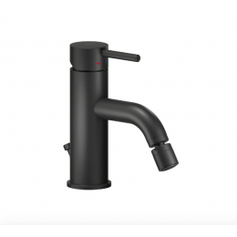 Nobili Live baterie bidetová velvet black s výpustí