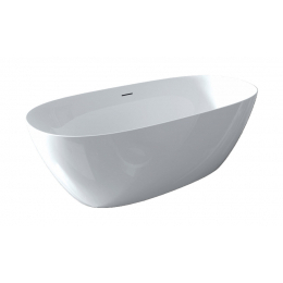 La Futura Aqualine Moon vana volně stojící 170x80 cm akrylát bílá