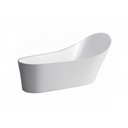 Laufen Palomba vana z litého mramoru samostatně stojící 180x90 cm bílá