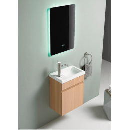 La Futura Aqualine Praktic Line umývatko s nábytkem 40 cm dub světlá