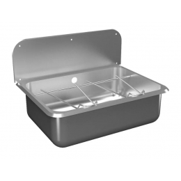 Sanela nerezová výlevka 57x40 cm se zadní stěnou