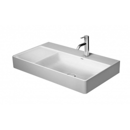 Duravit DuraSquare umyvadlo 80x47 cm bez přepadu s otvorem pro baterii vpravo