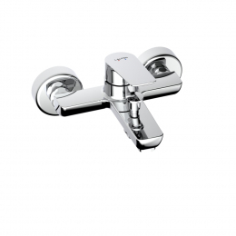 Laufen Uma-E vanová nástěnná páková baterie bez příslušenství chrom