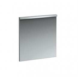 Laufen Frame 25 zrcadlo v hliníkovém rámu 65x70 cm + přídavné osvěltení