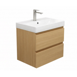 La Futura Aqualine Praktic Line umyvadlo s nábytkem 60 cm dub světlá