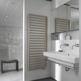 Zehnder Subway koupelnový radiátor 184x60 cm středové připojení béžová