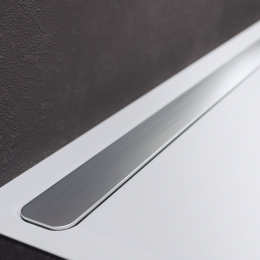 Kaldewei Nexsys designová krytka  pro sprchovací plochu 100 cm broušená nerez