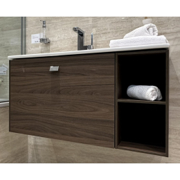 Duravit Brioso umyvadlová skříňka s asymetrickým umyvadlem ME by Starck
