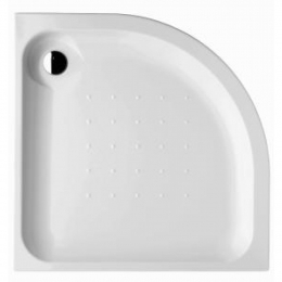 Deep by Jika sprchová vanička čtvrtkruhová akrylátová bílá 100x100 cm, radius 55 cm odpad Ø 52 mm
