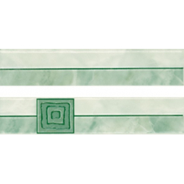 Listela Siko Laura zelená 5x25 cm (2ks)