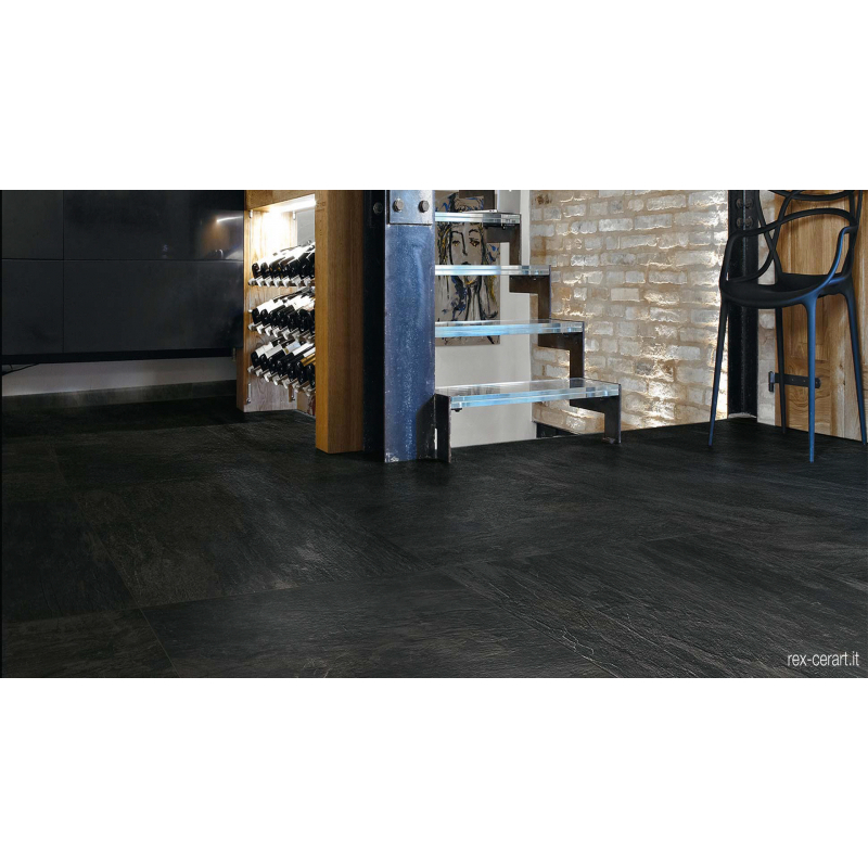 Dlažba Rex Ardoise ivoire 60x120 cm naturale rektifikovaná Akeramika